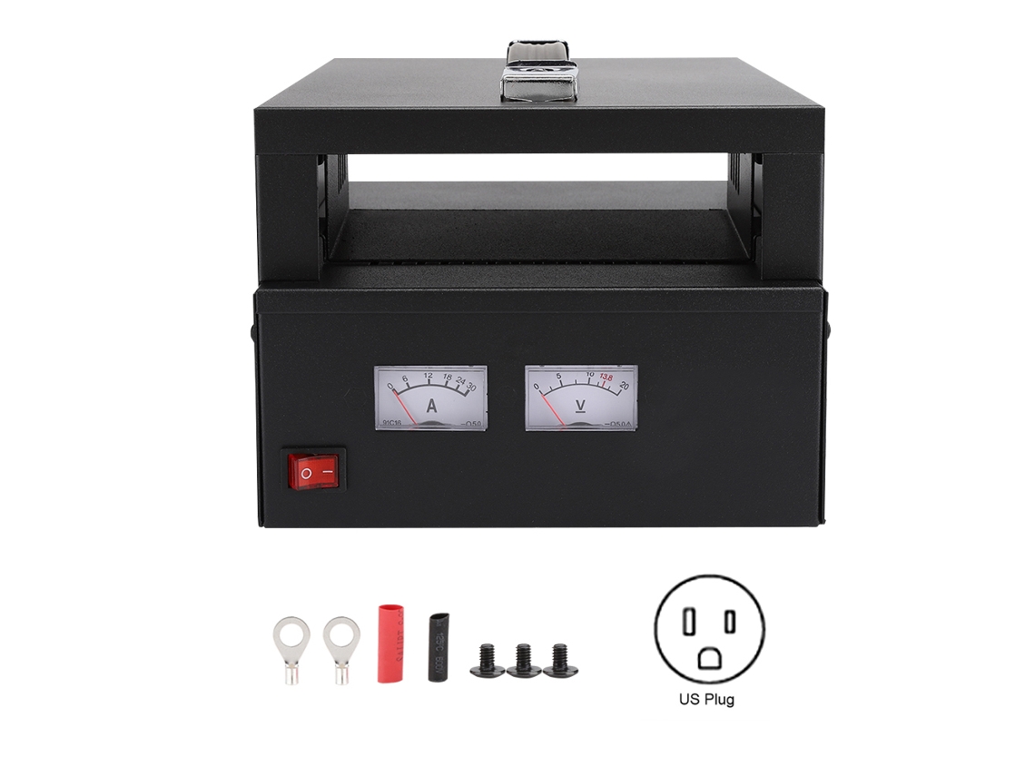 Fuente de alimentación portátil para radio de coche (entrada 110-220 V, salida 13,8 V)