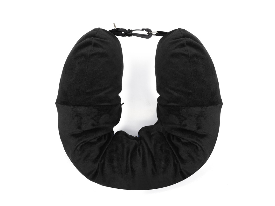 Almohada De Cuello Eifson Viaje Avestruz Negro (negro)