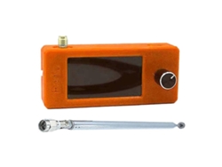 Radio portátil GOKOCO con 2 pilas AA y auriculares.