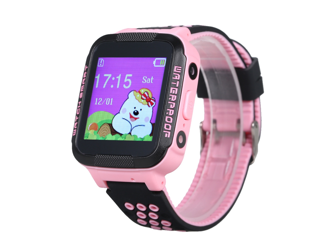 Reloj Inteligente Para Niños (llamada Por Voz, Anti-pérdida) Reloj Inteligente Para Niños Y37 Rosa