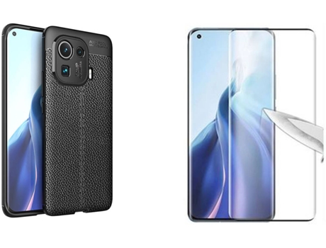 Funda y Protector Xiaomi Mi 11 Pro Rugged Leather Negro