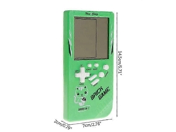 Consola de juegos Tetris GOKOCO con pantalla grande, estilo retro, portátil, para niños.