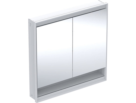 Armario con espejo GEBERIT ONE con ComfortLight 2 puertas montaje oculto con hornacina 90x90x15cm 505.823.00.