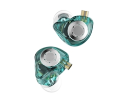 Fones De Ouvido Intra-auriculares Kz Edx Pro Com Unidade Dinâmica De Circuito Magnético Dual Para Cantores E Músicos