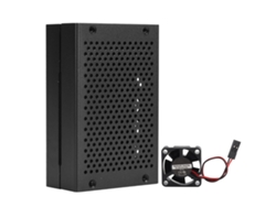 Yncm2026-caja Protectora De Aleación De Aluminio Para Raspberry Pi 4 Con Disipación De Calor Negro Set 2