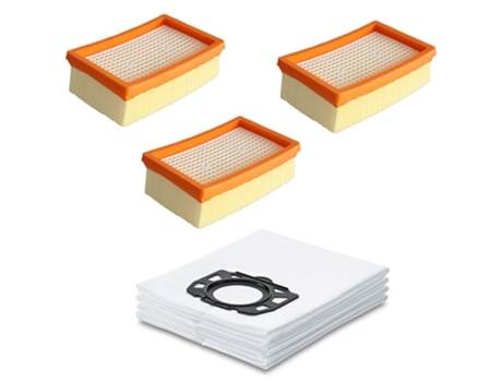Accesorio Aspiradores KARCHER Bolsas de filtro Wd4 Wd5 Wd6 Premium Mv4 Mv5 Mv6