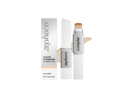 Zephoco Bastão De Base De Maquilhagem 2 Em 1 Cor Marfim - Leve, Hidratante, Natural, Adere Bem, Sem Cracas, Leve E Transparente