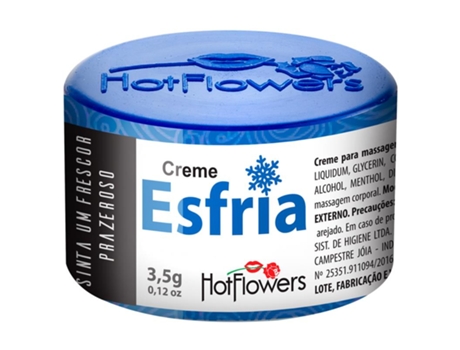 Crema Estimuladora Unisex Sensación Frío HOT FLOWERS