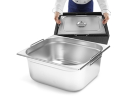 Pojemnik Gastronomiczny Gn 1/2 Z Chowanymi Uchwytami 325x265x200mm 12,5l HENDI 817353
