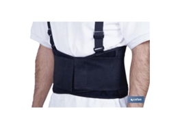 Faja de trabajo con tirantes talla l