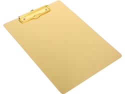 Bloc De Escritura A4 Con Superficie Lisa Y Esquinas Redondeadas, Portátil, De Acero Inoxidable Dorado, Ideal Para La Escuela.