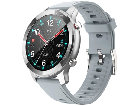 Smartwatch ENKERS Ip68 Impermeable Reloj Redondo para Hombres Mujeres  Fitness Tracker Monitor de Frecuencia Cardía-Gris