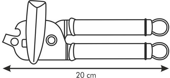 Tescoma Abrelatas Giratorio president metal 638646