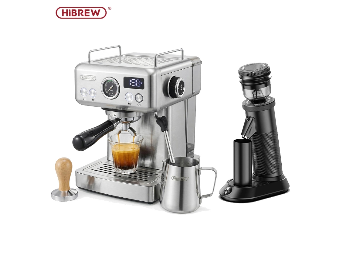 Hibrew H10a De 58 Mm Cafetera Espresso + Hibrew G5 Molinillo De Café Espresso