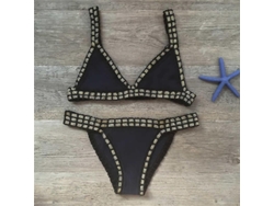 2026-bikini De Crochet Para Mujer Traje De Baño Sexy Brasileño Sin Relleno Talla Normal Low Waist 2023