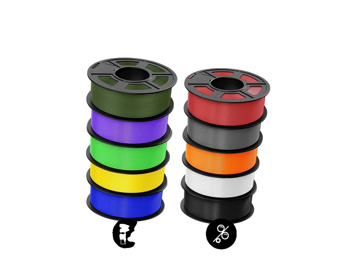 Filamento para impresora 3D, PLA, fácil de imprimir, PLA 10mix02 OEM