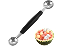 Cuchara De Acero Inoxidable Dúplex Para Frutas, 2 En 1 Para Sandía, Helado Y Pasta.