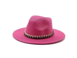 2026-sombrero Fedora De Paja Para Hombre, 80% Paja Papel 20% Nylon, Protección Uv, Ligero Y Transpirable, Diy 3 Estilos Rosa Roja
