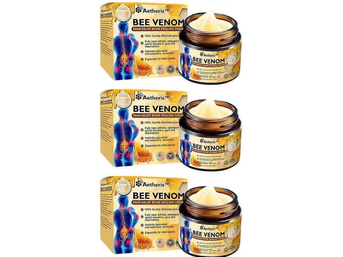 Crema Curativa Con Veneno De Abeja Para Huesos Y Articulaciones, Gel De Masaje Para Aliviar El Dolor En La Espalda, El Cuello, Las Manos, Las Rodillas Y La Zona Lumbar.