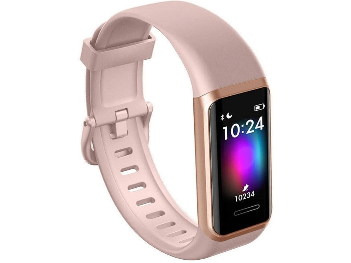 Reloj deportivo, monitor de actividad con monitor de frecuencia cardíaca y sueño Bestvite (rosa)