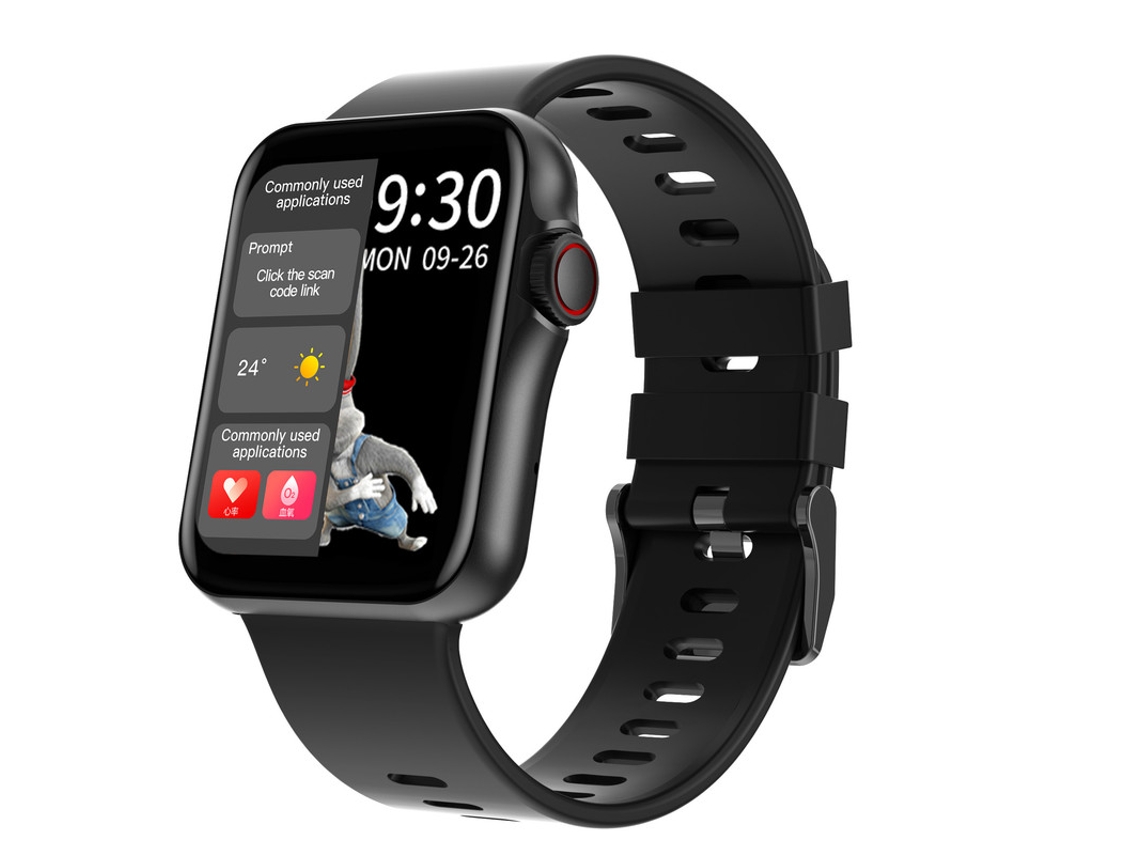 Smartwatch, 1.7, Cardiofrequenzimetro, Nero Bestvite