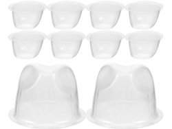 Soporte Sombreros Pvc Blanco 10 Unidades Gorras Guardar Exhibir Organizador Almacenamiento Interiores