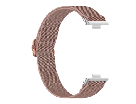 Correa de reloj de nailon elástico para Huawei Watch Fit 3 Rosado