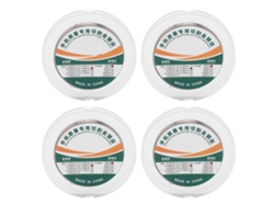 4 Rollos De Alambre De Corte Para Pantallas Celulares De 100 M, Acero Al Carbono De Alta Resistencia, Molibdeno, 0,06 Mm