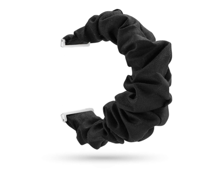 Correa Garmin Forerunner 255S Music Pulsera Scrunchie Negro