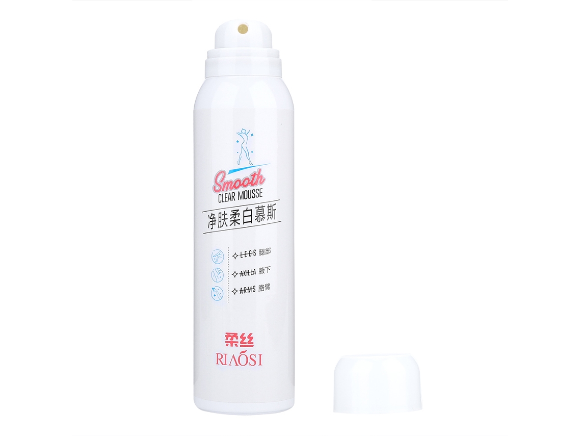 Creme depilatório espumante unissex 2026 para axilas, braços e pernas, 150ml, solução reparadora.