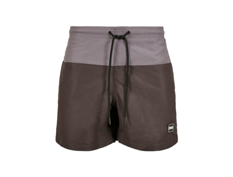 Pantalones Cortos de Baño para Hombre de Playa URBAN CLASSICS (3XL - Poliéster - Negro)