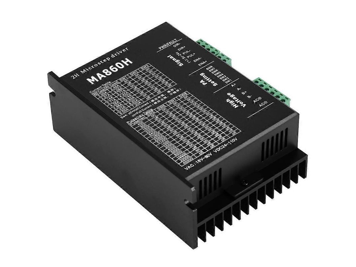 Módulo Controlador De Motor Paso A Paso De 24-110 V Cc Y 7,2 A Para Motor Bifásico 86 Con Protecciones