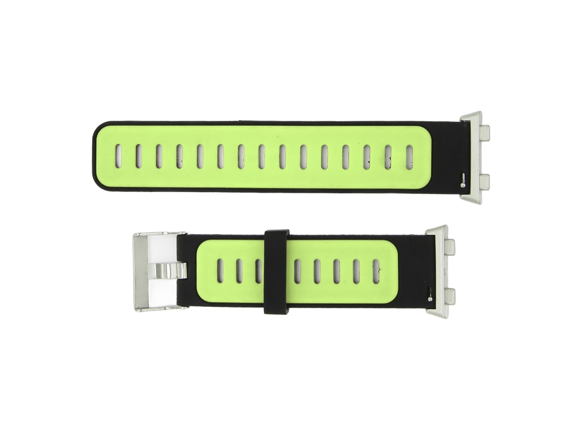 Correa De Silicona Suave Y Transpirable Para Reloj Deportivo Oppo Watch 2 De 46 Mm (negro Y Verde)