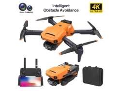 Dron P8 con cámara dual 4K HD Bestvite (2 baterías, 12 minutos de autonomía, color naranja)