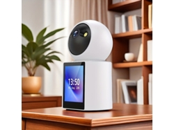 Cámara De Seguridad Wi-fi Para El Hogar, Con Función De Vigilancia Para Mascotas/bebés, Audio Bidireccional Y Visión Nocturna, Ideal Para Ni