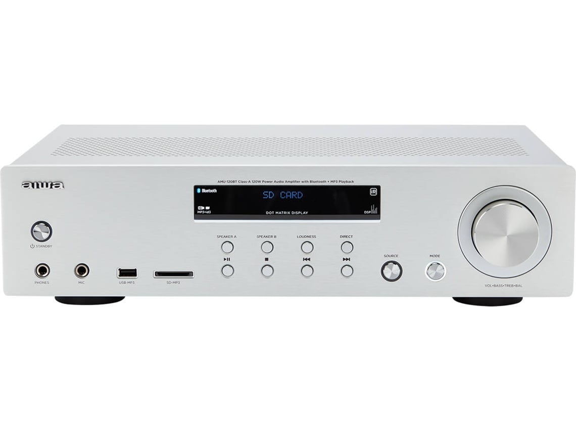 Amplificador Stereo AIWA AMU-120BTSR