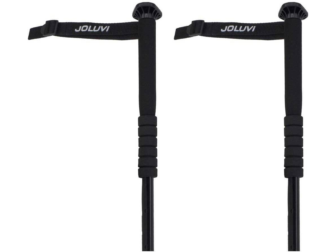 Bastones de Caminata JOLUVI Pivot (Negro - 63-135 cm)