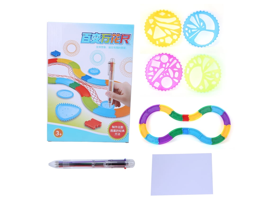 Regla Geométrica Para Niños, Herramienta De Dibujo Con Lápiz Y Papel A4, Material De Papelería.