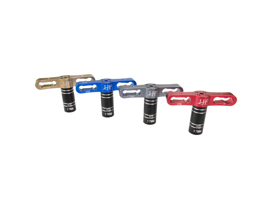 Redljf Wheel Hex Sleeve Wrench Tool 17mm Socket Removable Nut 7075 Aluminum Hex Key For Rc Car Parts