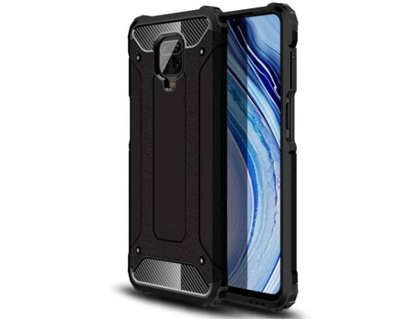 Carcasa Xiaomi Redmi Note 9 LMOBILE Anti Shock Negro