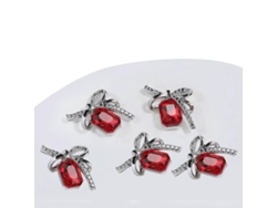 5 piezas de decoración de uñas con diamantes de imitación para hacer tú misma. Dale un toque de moda a tus uñas. Para mujeres y niñas. Hengrongshen
