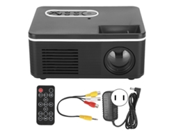 Miniproyector Led Portátil S361 Compatible Con 1080p, Negro, 100-240vus Para Cine En Casa Y Uso En Exteriores.