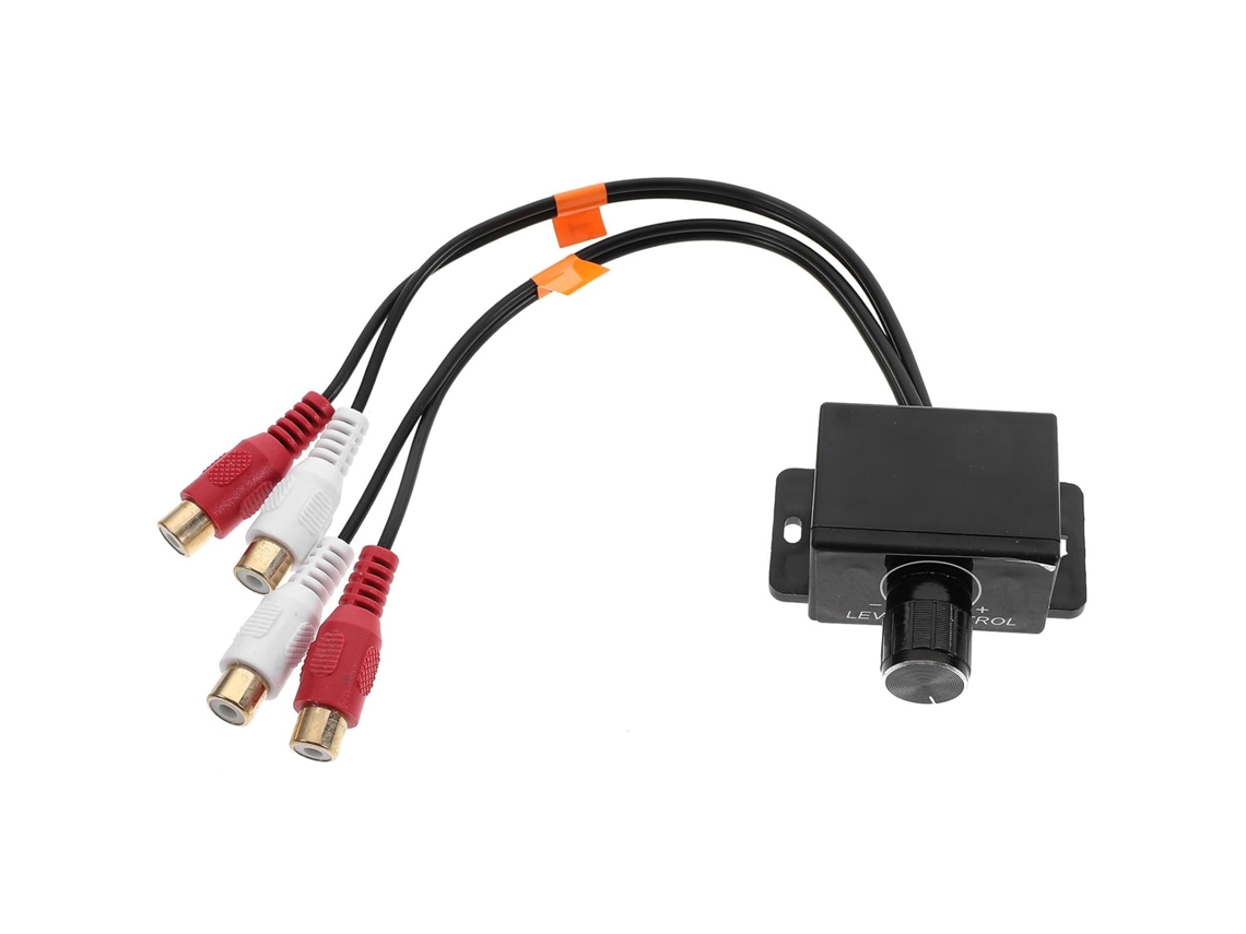 Amplificador De Audio Portátil Para Coche Con Botón De Graves Y Doble Entrada/salida.