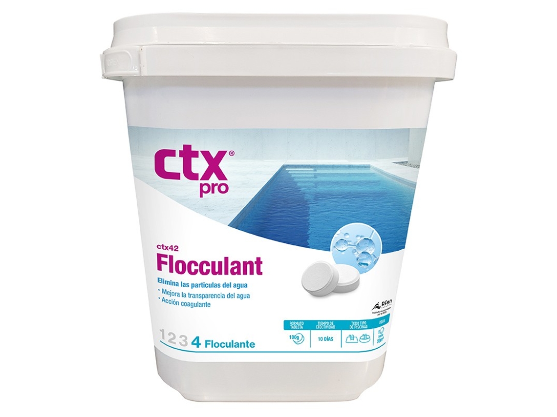 Floculante En Tabletas CTX Envase 5 Kg