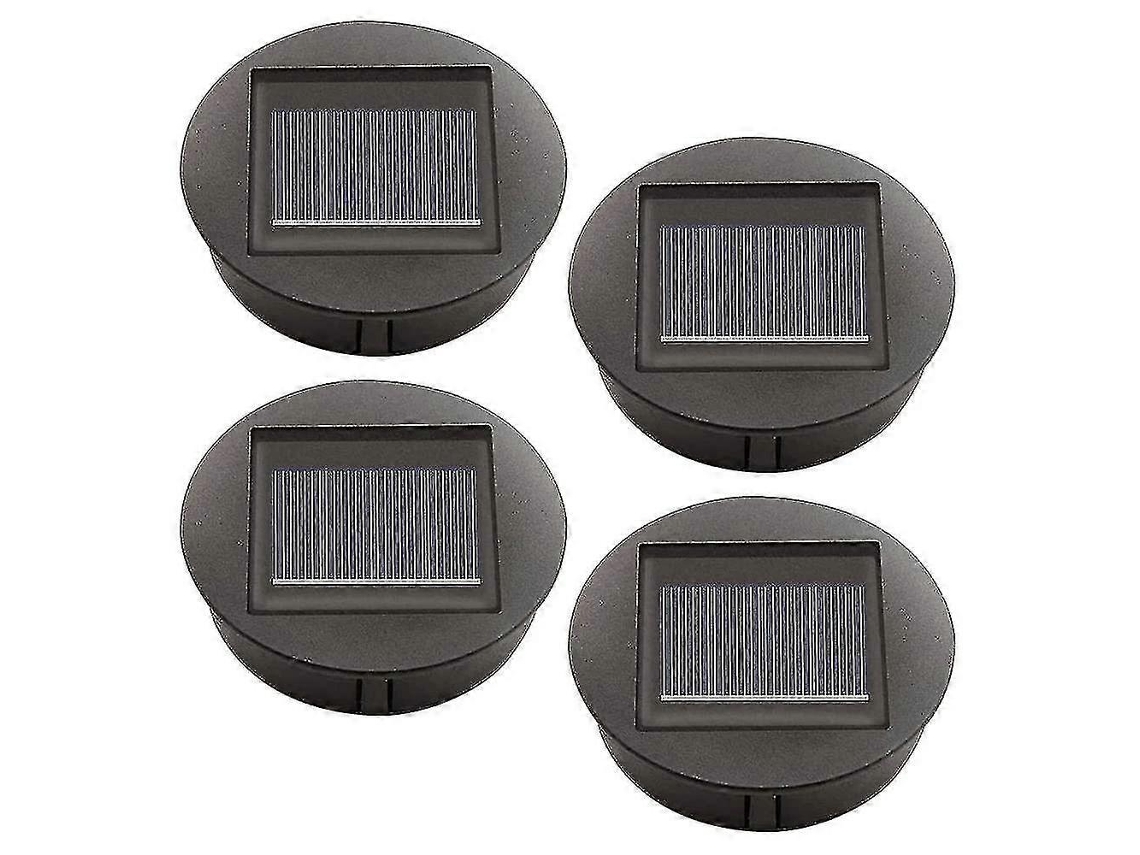 Omni-4 Piezas De Luces Solares De Reemplazo Con Bombillas Led, Luces Superiores Solares Para Jardín, Impermeables Ip65, Fácil Instalación