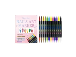Kit de bolígrafos de doble punta para decoración de uñas (hágalo usted mismo)