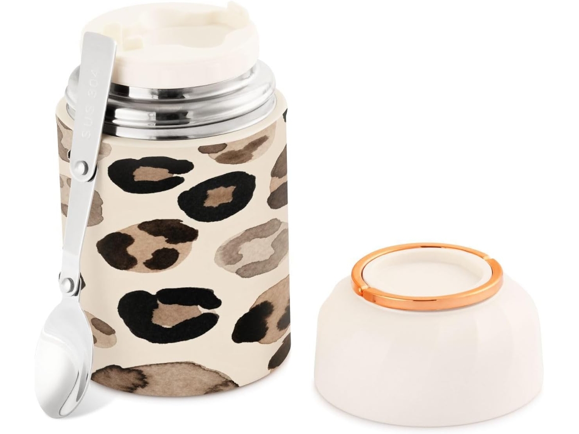 Recipiente Térmico Para Alimentos Adultos 500 Ml Acero Inoxidable Libre De Bpa Boca Ancha Incluye Cuchara ...