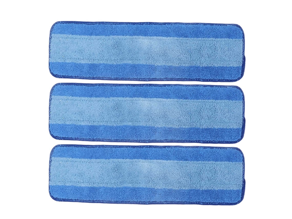 3 Protectores De Mopa De Microfibra Reutilizables Bona Para Uso En Seco Y Húmedo.