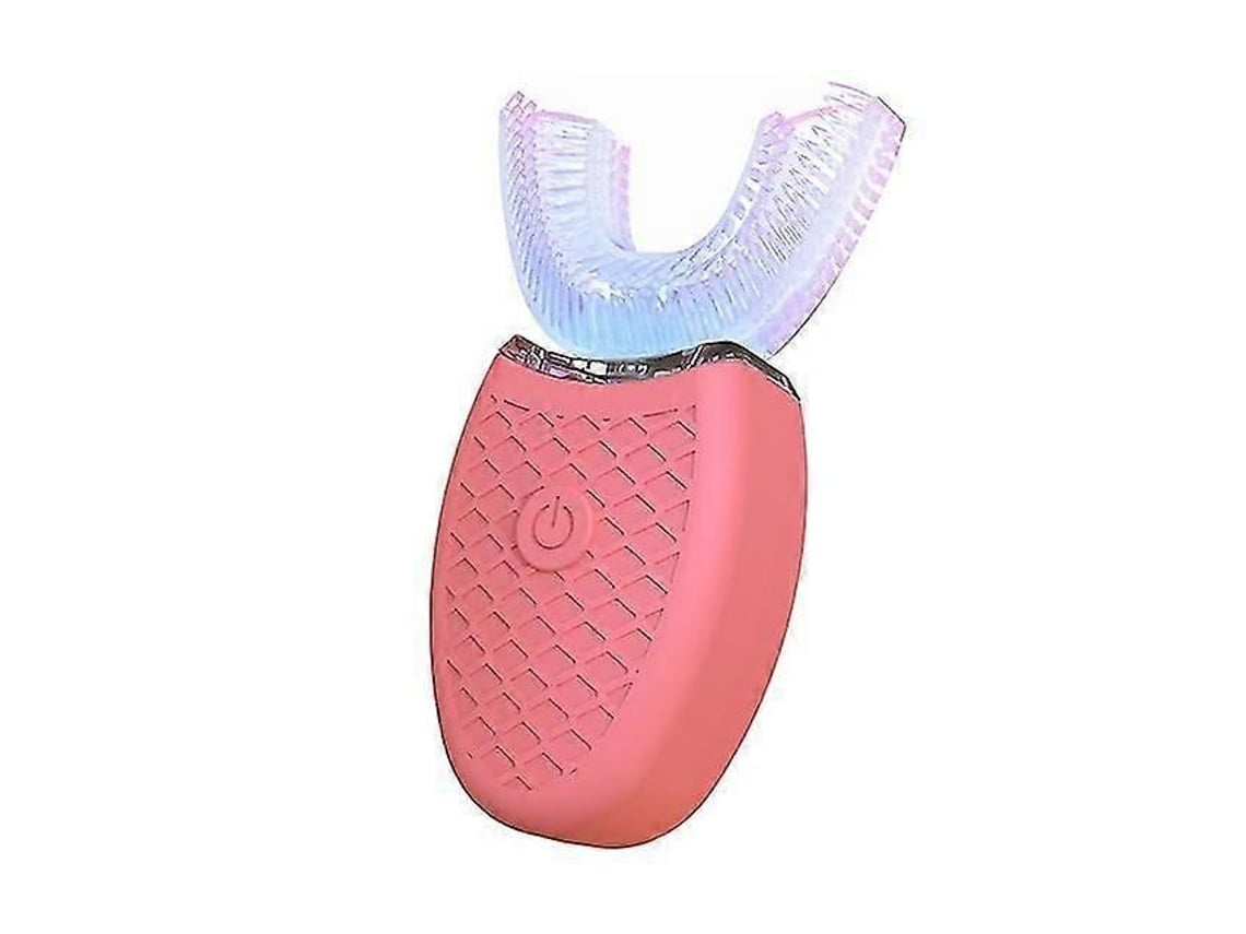 Cepillo de dientes eléctrico ultrasónico de 360° con nano silicona en forma de U, automático, recargable mediante USB e inalámbrico.