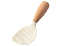 Cuchara de silicona antiadherente Viewleaf, resistente a altas temperaturas, ideal para arroz o sopas, utensilio de cocina duradero, color blanco